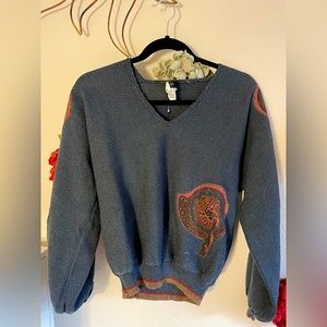 Free People Paisley Sweater